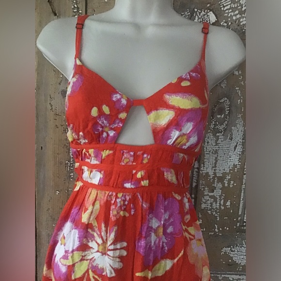 Free People Women's Wisteria Floral Print Maxi Dress Size Small $178 - Picture 9 of 12